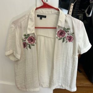 Rose button down